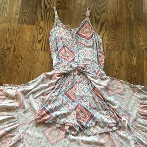 Justice spaghetti strap romper/dress..